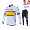 Movistar Cycling Clothing Heathabales Kids Джерси с длинными рукава