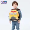 Plecak stereo kreskówkowy samochód plecak chłopiec dziewczyna 2-4 lata w przedszkolu torba szkoła dla dzieci pluszowa plecak