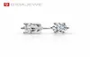 GIGAJEWE Moissanite Total 02ct 3mm Round Cut Stud earrings VVS1 925 Silver Diamond Test Passed Fashion Love Token Woman Girl Gift4016396