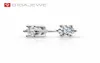 Gigajewe Moissanite Total 02ct 3mmラウンドカットスタッドイヤリングVVS1 925シルバーダイヤモンドテストパスファッションラブトークン女の子ギフト4016396