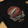 TS Summer Mens T-shirt Band LED Zeppelin Airship Print T-shirt Zep Eternal Echo Ensemble Unique à manches courtes Unique Extra Large Mens Wear J240506