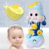 Bath Toys QWZ New Water Spray Bath Toys Bathtub Bathtub Torneira Brinquedos de chuveiro Forte Jogador de água para crianças Presentes D240507