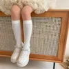 Calzini per bambini calzini in nylon traspirante per ragazze morbide calze alte ginocchiere elastico calzini per bambini per le calzini da ballo primaverile estivo calzini