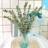 Decorative Flowers 20pcs Artificial Leaves Stems Faux Greenery Decor Branches Real For Floral Arrangement Vase Wedding Bouquets Eucalyptus