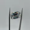 Lotusmaple Emerald Cut 0.2Ct - 12Ct Gerçek Moissanit Gevşek Taş Rengi D Clarity FL Her biri 0,5CT veya daha fazla'ya eşit bir Ücretsiz GRA Sertifika Kağıt İş