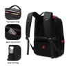 Backpack Travel d'affari per uomini BASS per computer di grande capacità Multifunzionale impermeabile da 15,6 pollici Laptop