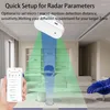 Sensor de presença humana A detecção de onda de radar milímetro requer tuya hub wifi fácil instalação