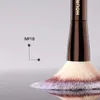 Make -upborstels zandloperborstel - No.18 Veilpoeder zachte vezelhaar dubbele kop modeontwerp enkele gezicht Q240507