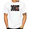 T-shirts voor heren Dobie White T-shirt Dog Doberman Pinscher Tee Dobermann J240506