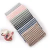 Qianniao grid scarf for women, versatile and warm scarf, imitation cashmere scarf, grid thick autumn and winter scarf, popular in winter