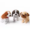 Jouets en peluche danse et marche enfants électroniques bulldog dog animaux de compagnie ouvle lwekb