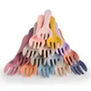 Tazze di piatti utensili 2 pezzi di cucchiai di silicone baby forchette caramelle a colori sicuri cuccioli di apprendimento per bambini