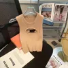Tasarımcı Kadın Tees Tees Örme T-Shirt Sweaters Yüksek Kaliteli Mektup Nakış Kadın Kazak Bluz Gömlek Moda Courreges Mui Mui Top Temmuz Render Math Pron