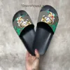 Snygga tofflor Luxury Tigers Fashion Luxury Sandals Men Women tofflor Tiger Cat Design Summer Huaraches tofflor Flip Ggitys 8inm