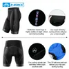 Inbike Summer Mens Cycling Shorts żel podkładka szosowa rowerowe spodnie ropa ciclismo ciasne męskie szorty 240425