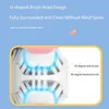 360 ° Automatyczne elektryczne szczoteczkę do zębów U dla dorosłych dla dorosłych Dzieci Silikonowe szczotki dźwiękowe Sonic Zęby Niebieskie zęby światła wybielania 240508