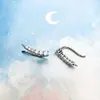Stud Tear Drop Ear Climber Europe Style Glam Fashion Women Classic Jewelry 925 Sterling Silver Super Discount Q240507