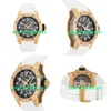 RM Luxury Watches Mechanical Watch Mills RM63-01 Dizzy Mani Auto Oro Rosa Uomo 42mm Orologio RM63-01 AO RG STG7