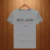 T-shirts masculins 2023 Été pour hommes MILAN IMPRESSION Y2K T-shirt pour hommes courts à manches à manches