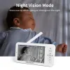 B5 Babymonitor Baby Telefon Video Baby Kamera Bebe Nanny HD 5 Zoll LCD Two Way Talk
