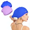 Cassin de natation en silicone super grand avec des cheveux longs adaptés aux étirements des femmes et aux cheveux bouclés 2pack confortable Dreamlocks étanche 240429