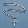 Цепочки Fe Cross подвесной ожерелья амулет для женщин мужчины Ключ Жизненного ожерелья символ украшения ювелирных изделий