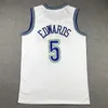 5 Anthony Edwards Men Kids Jersey Edition Vest porter des enfants adultes Jeunes Basketball Jerseys