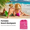 Storage Bags Practical Toy Pouch Lightweight Beach Mesh Bag Fine Holes Portable Backpack Storing