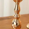 Vases European Style Ancient Gold Iron Vase Anti-fall Table Decor Creative S/M/L Wedding Arrangement Romantic Pography Props