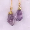 Подвесные ожерелья Druzy Natural Stone Citrines Аметист Кварце