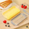 Piastre per taglio del taglio del taglio di burro di fingerffetta in plastica con acciaio inossidabile per refrigerato