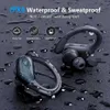 Auricolari del telefono cellulare Bluetooth 5.3 auricolari con controllo del pulsante microfono per la riduzione del rumore Sport Aurnoscate impermeabili J240508