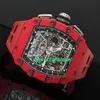 RM Luxury Watches Mechanical Watch Mills Watch Men's Serie RM11-03 Red Magic NTPT Limited Edition Tourbillon Full Hollow Automatic Mechanical Set ST6A