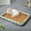 NROS Kedi Yatak Mobilya Bitiren Pet Buz Mat Mat Köpek Kum Soğutma Yuva Köpek Mat Kedi Hammock 2024 Yaz Pet Soğutma Mat Kedi Uyku Mat D240508