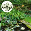 Decoratieve bloemen 5 pc's Outdoor Decor Artificial Floating Lotus Water Lelies Bloemvijver Witte planten