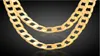 S 18K Real Gold plaqué Menwomen 7mm10mm12mm 11 Figaro Chain Hiphop Colliers Fashion Costume Colliers Bijoux Whars4723697