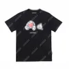 Palm Pa 24ss Letni litera drukowana Broke ścięcie logo niedźwiedź t -shirt chłopak prezent luźne ograniczone hip -hop unisex krótkie tuleżki w stylu tee anioły 2151 gcd