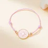 Braccialetti Charm Braccialetti Star Moon Compass Bracciale a stringa elastica regolabile per donne