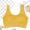 Tanks de réservoirs pour femmes tobs top crop top sans couture de sous-vêtements sportifs push up up sportive tops sans manches