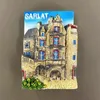 Magnets de nevera francesa Saint Tropez Alsace Colmar Viaje Souvenir Bedding Beding Gift Po Wall Magnetic Magnetic 240428