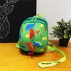 Rucksäcke Infant Baby Dinosaurier Sicherheitsgurt Rucksack Kleinkind Kinder Leinwand Leine Anti-verlorene Kindergartenbeutel Kinder Tierschule Schoolbags