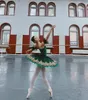 Childrens Green Professional Ballet Tutu kjol Tutu Dress Stage Dress Lake Swan Women Stage Show Costume 240426