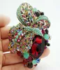 Vintage Butterfly Flower Multicolor Rhinestone Crystal Woman039S Brosch PIN4903238