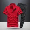 Men's Tracksuits Mens Summer Summer Short Set Zipper Casual Sportswear Sportswear Duas peças Defleto contrastante confortável setl2405