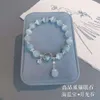 Cat's Eye Stone Women's Sea Blue Treasure Gray Moonlight Bracelet Crystal Crystal Instagram reponsitile Style