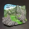 3PCSfridge Magnesy Peru Lodówka naklejki Podróżujące pamiątki Machu Picchu Lodówka Magnesy