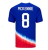 USA America Jerseys 2024/2025 Home and Away Jersey Pulisic McKennie Musah Weah Reyna Robinson Player Version Men Kids Kits