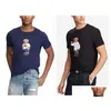 T-shirts pour hommes s ours t-shirt en gros de haute qualité 100% coton tshirt à manches courtes tee-shirts usa drop livraison vêtements vêtements tees otxy3