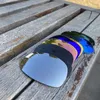 Lunes à vélo à cadre en métal polarisé extérieurs Moulonnaire de pêche de soleil Lunettes de soleil Silver Frame Des lunettes de soleil en chêne cool pour hommes et femmes