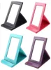 NEU Korean Fashion PU Leder Kosmetischer Spiegel tragbarer Faltungsdesktop -Spiegel Travel Desktop Starke faltbare Tischspiegel Cosmeti1832693